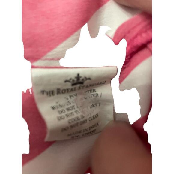 The Royal Standard Pink/White Polyester Top Size M - Picture 4 of 6